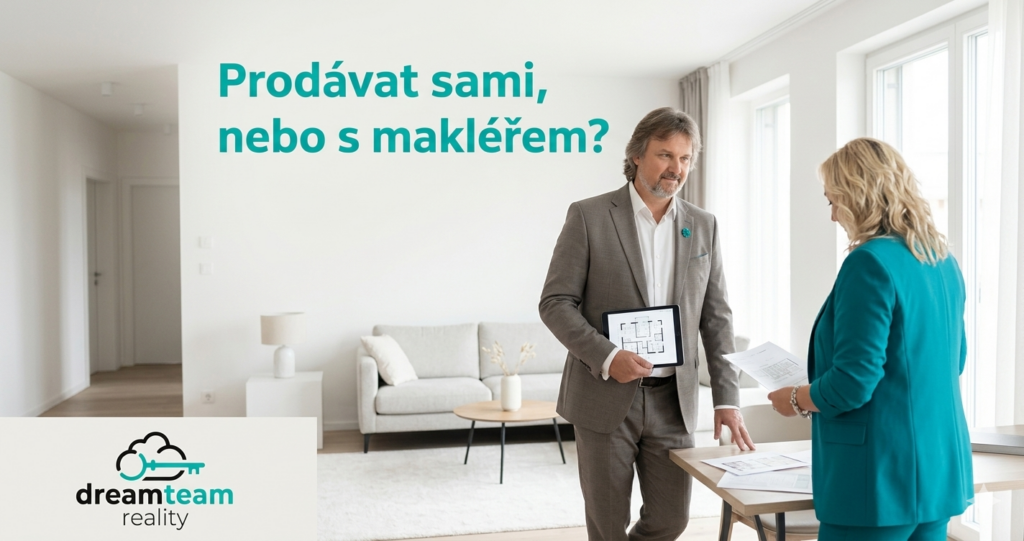 Prodávat sami nebo s makléřem? Odpověď závisí na tom, co vlastně očekáváte. gemini generated image ptzyszptzyszptzy